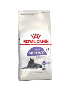 Royal Canin Sterilised +7 Корм для стерилизованных кошек старше 7 лет 1,5кг купить  зоотовары для животных