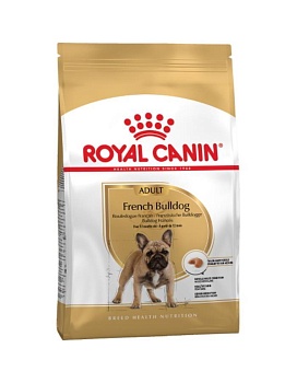 Royal Canin French Bulldog Adult Корм для Собак Породы Французский Бульдог от 12 Месяцев 3кг купить  зоотовары для животных