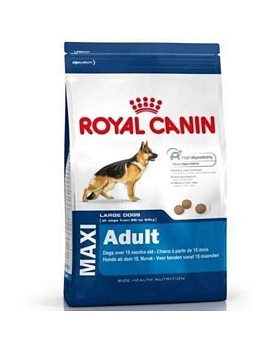 Royal Canin Maxi Adult Корм для Собак Крупных Пород от 15 Месяцев до 5 Лет 15кг купить  зоотовары для животных