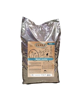 PEPPO Сухой корм для щенков Maxi Junior Говядина 15кг купить  зоотовары для животных