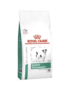 ROYAL CANIN VD SATIETY WEIGHT MANAGEMENT SMALL DOGS 500г ветеринарная диета, сухой корм для взрослых собак мелких пород для снижения веса 500г купить  зоотовары для животных