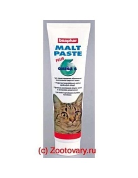 Beaphar Malt Paste Паста для Выведения Шерсти Из Кишечника 100Г 12563 купить  зоотовары для животных