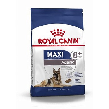 Royal Canin MAXI Ageing 8+ сухоу корм для стареющих собак крупных пород старше 8 лет 15кг купить  зоотовары для животных