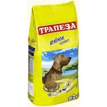 Трапеза корм для собак Ягненок с Рисом 10кг купить  зоотовары для животных