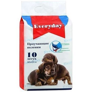 Everyday Впитывающие Пеленки для Животных Гелевые 60Х45См 10шт купить  зоотовары для животных