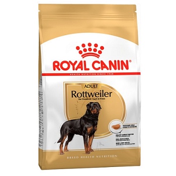 Royal Canin ROTTWEILER для взрослых ротвейлеров от 18 мес 12кг купить  зоотовары для животных