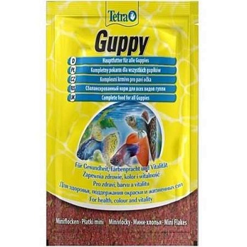 TETRA Guppy Основной корм для всех видов Гуппи хлопья 12г купить  зоотовары для животных