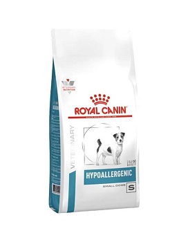Royal Canin VET Hypoallergenic Small Dog ( Гипоаллердженик Смол Дог) Диета для собак менее 10 кг с пищевой аллергией/ непереносимостью 1кг купить  зоотовары для животных