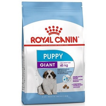 Royal Canin Giant Puppy Корм для Щенков Гигантских Пород в Возрасте от 2-Х до 8 Месяцев 3.5кг купить  зоотовары для животных