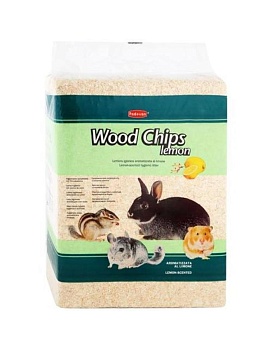 PADOVAN WOOD CHIPS LEMON наполнитель для грызунов древесные стружки с запахом лимона 4кг купить  зоотовары для животных