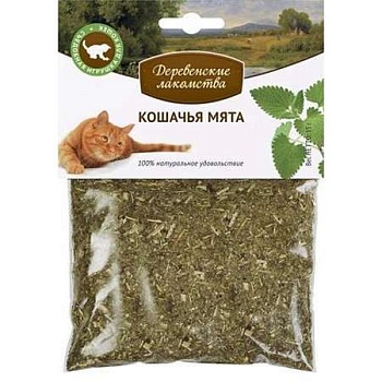 Деревенские Лакомства Кошачья Мята 15г купить  зоотовары для животных