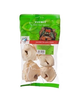 TiTBiT Нос бараний конвертик с руб.бар - мягкая упаковка 40гр купить  зоотовары для животных