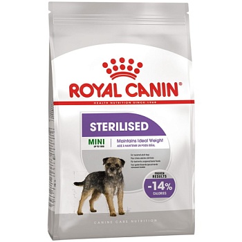 Royal Canin Mini Sterilized корм для стерилизованных собак 3кг купить  зоотовары для животных