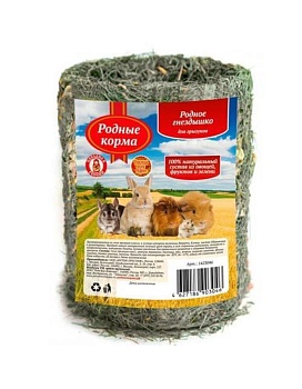 РОДНЫЕ КОРМА родное гнездышко фруктово-овощной микс с люпином для грызунов купить  зоотовары для животных