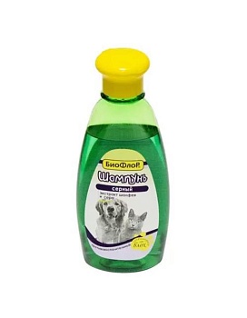 Шампунь Биофлор Серный для Собак и Кошек Противовоспалительный 245Мл купить  зоотовары для животных