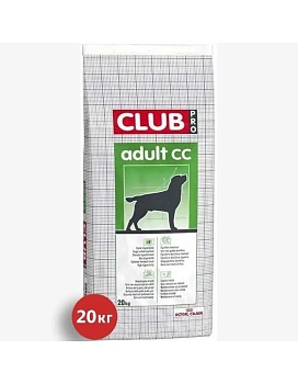 ROYAL CANIN CLUB ADULT CC PRO сухой корм для взрослых собак всех пород с умеренной активностью 20кг купить  зоотовары для животных