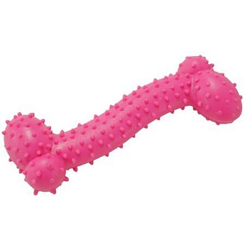 HOMEPET Игрушка для собак Косточка с шипами TPR 10,5см X014 купить  зоотовары для животных