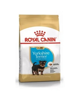 ROYAL CANIN Puppy Yorkshire Terrier корм для щенков породы йоркширский терьер в возрасте до 10 месяцев 500г купить  зоотовары для животных