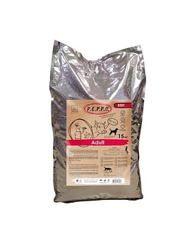 PEPPO Сухой корм для собак Adult Говядина 15кг купить  зоотовары для животных