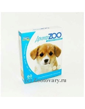 Доктор Zoo Витамины Здоровый Щенок для Щенков 6х120таб купить  зоотовары для животных