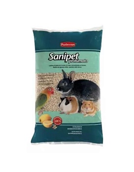 PADOVAN SANIPET profumato наполнитель для грызунов кукурузные гранулы 1кг купить  зоотовары для животных