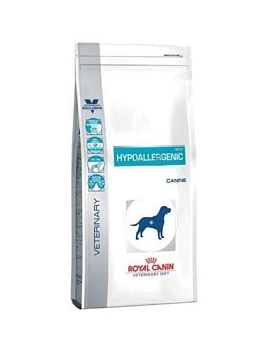 Royal Canin VET Hypoallergenic DR21 (Гиппоаллерд. Канин) Диета для собак с пищевой аллергией/непереносимостью 2кг купить  зоотовары для животных