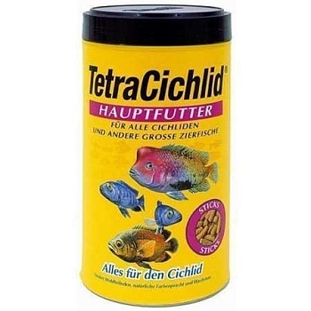 TETRA Cichlid Stciks Основной корм в виде палочек для всех видов цихловых и других крупных декоративных рыб 250мл купить 