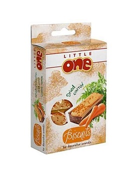 LITTLE ONE Бисквиты с морковью для хомяков, крыс, мышей и песчанок 7г купить  зоотовары для животных