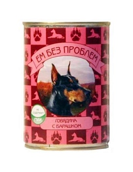 Ем Без Проблем для Собак Говядина с Барашком 20х410гр купить  зоотовары для животных