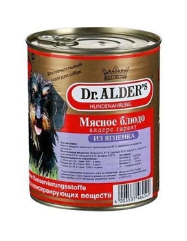 Dr. Alders Dog Garant Мясное Блюдо - Ягненок 12х750г купить  зоотовары для животных