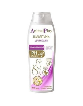 Animal Play-Успокаивающий шампунь для кошек с экстрактом мелиссы 250 мл (12) AP05-00040 купить  зоотовары для животных