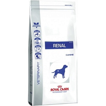 ROYAL CANIN RENAL RF14 ветеринарная диета для взрослых собак с хронической почечной недостаточностью 14кг купить  зоотовары для животных