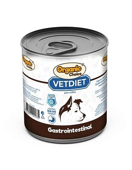 Organic Сhoice VET Gastrointestinal для собак профилактика болезней ЖКТ 12х340г купить  зоотовары для животных