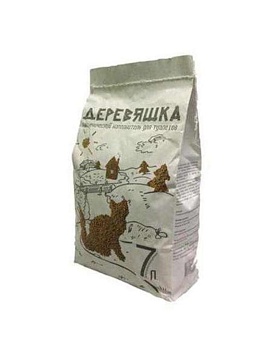 Наполнитель для кошек Деревяшка Древесный Гранулированный 3х7л купить  зоотовары для животных