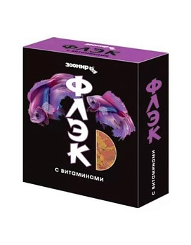 ЗООМИР Флэк с витаминами корм для рыб коробка 20 г 10шт купить  зоотовары для животных