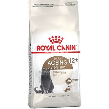 Royal Canin Ageing Sterilised 12+ Питание для кастированных котов и стерилизованных кошек 4кг купить  зоотовары для животных