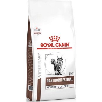 Royal Canin Vet Гастро-Интестинал Модерат Калоре Фелин 2кг купить  зоотовары для животных
