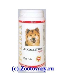 Polidex Глюкогекстрон Плюс - Улучшает Образование Внутрисуставной Жидкости, Способствует Восстановлению Хрящевых Поверхностей 150таб купить  зоотовары для животных