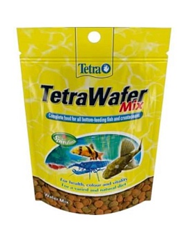 TETRA WaferMix Смесь основного корма для тровоядных, хищных, донных рыб с добавлением креветок 15г купить  зоотовары для животных