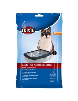 TRIXIE 4051 Пакеты уборочные для кошачьих туалетов XL 56х71 см, 10шт купить  зоотовары для животных