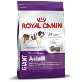 Royal Canin Giant Adalt Корм для Собак Гигантских Пород Старше 18/24 Месяцев 4кг купить  зоотовары для животных