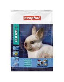 Beaphar Care + корм для молодых кроликов 1,5кг купить  зоотовары для животных