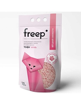 Freep Наполнитель Персик 10л купить  зоотовары для животных