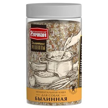 Четвероногий ГУРМАН Моментальная каша для собак "Былинная" 300г купить  зоотовары для животных