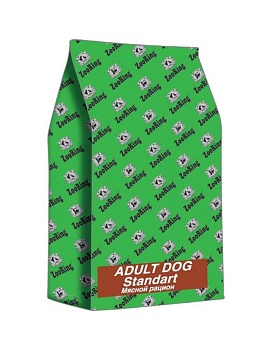 ZooRing Active Dog Standart Сухой корм для собак Мясной рацион. 23/10, 20 кг купить  зоотовары для животных