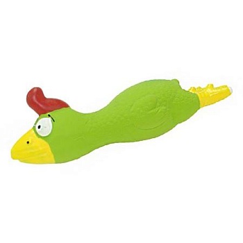 HOMEPET Игрушка для собак Петух с пищалкой латекс 17,5см PCC17112202 купить  зоотовары для животных