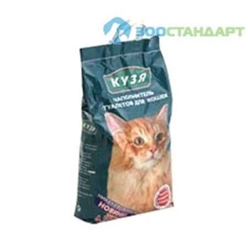 Наполнитель для кошек Кузя для Кошек 4х4,5л купить  зоотовары для животных