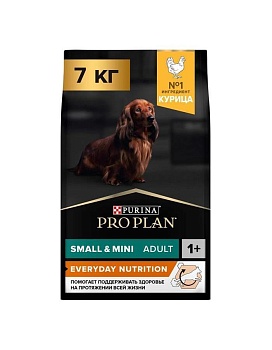 Pro Plan Small & Mini Adult сухой корм для собак мелких и карликовых пород 1 - 10 кг Курица 7 кг купить  зоотовары для животных
