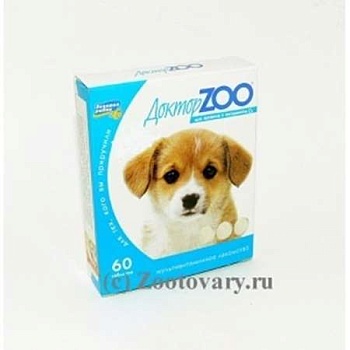 Доктор Zoo Витамины Здоровый Щенок для Щенков 6х120таб купить  зоотовары для животных