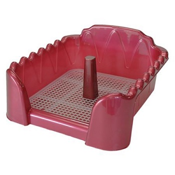 HOMEPET туалет для собак красный перламутр (60см х 40см) 3511796 купить  зоотовары для животных